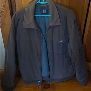 Large gap corduroy jacket
